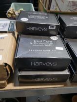 5 boxes of Harvey's Total Care & Protection leather care kits