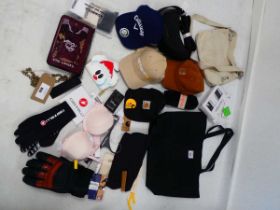 +VAT Selection of designer accessories and underwear to include Loungefly, Carhartt, Adonola,