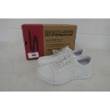 +VAT Boxed pair of Skechers Go Walk trainers in white size 6