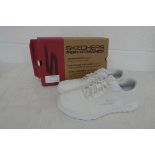 +VAT Boxed pair of Skechers Go Walk trainers in white size 8