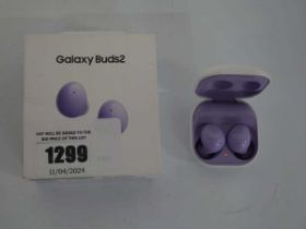 +VAT Pair of Samsung Galaxy Buds 2 in purple