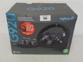 +VAT Logitech G920 racing wheel and pedal set for Xbox