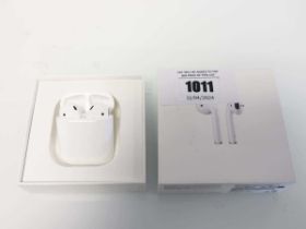 +VAT Apple AirPods 2nd Gen with charging case and cable, boxed