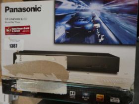 +VAT Panasonic blue ray disc player please note no power cable