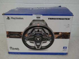 +VAT Thrustmaster T248 hybrid drive steering wheel and pedal set for PlayStation 4 and 5