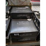 5 boxes of Harvey's Total Care & Protection leather care kits