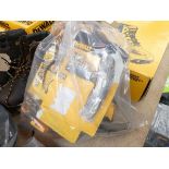 +VAT Bag containing various DeWalt tooling incl. Stanley knife, tape measures, socket set, etc.