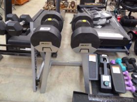 +VAT MX55 weight stand with pair of dumbbell weights