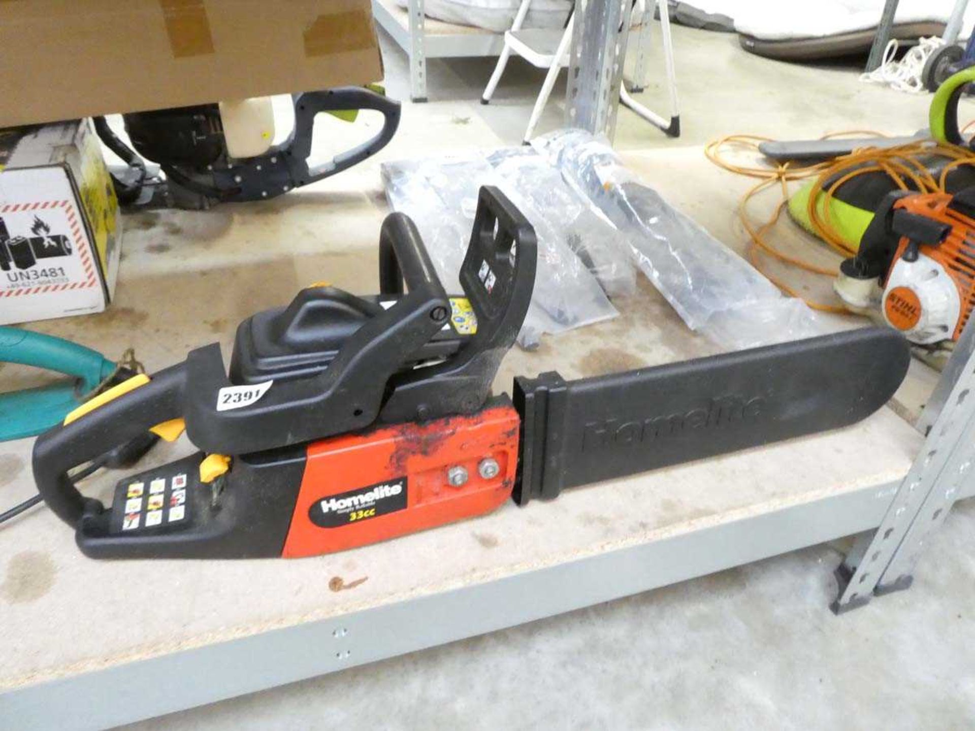 Homelite 33cc petrol chainsaw