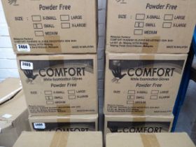 2 boxes containing 20 packs of 100 Comfort powder free nitrile examination (size S) 05/2023