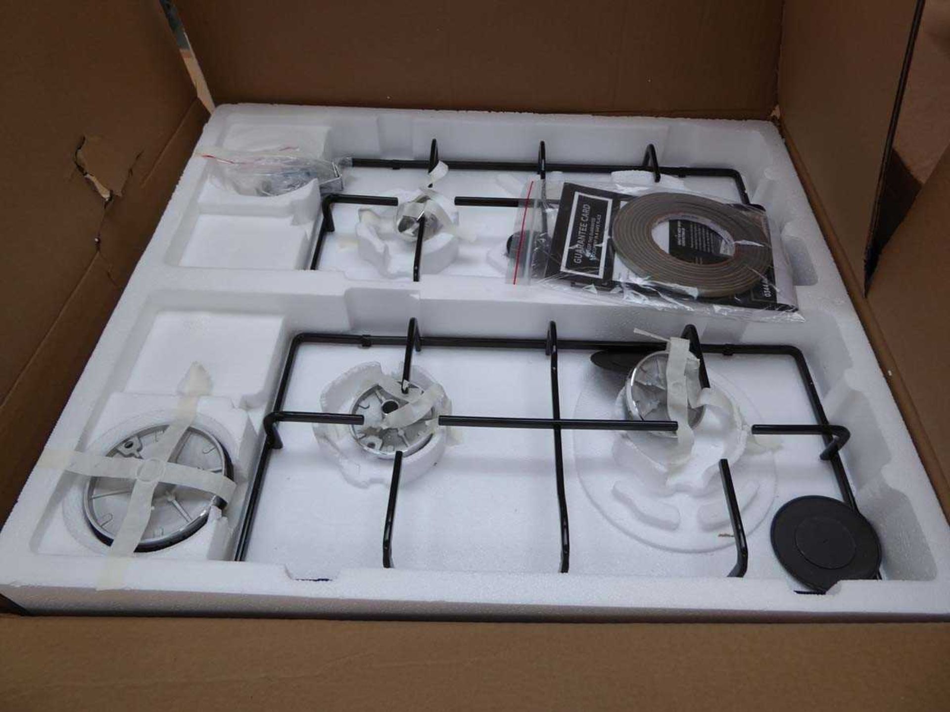 +VAT Boxed gas cooking panel Hotpoint