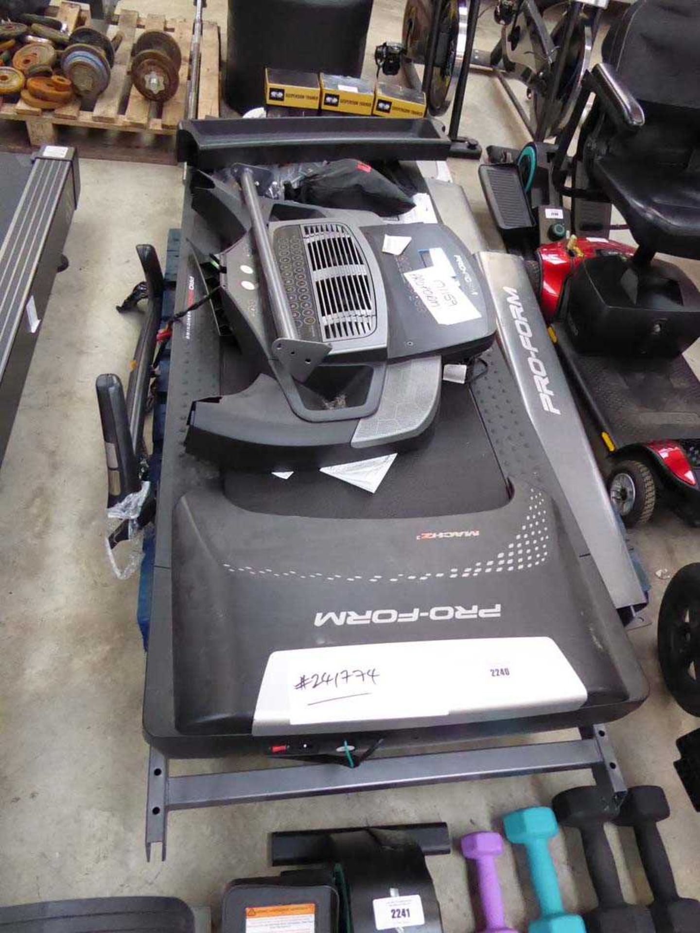 +VAT Pallet containing disassembled Proform treadmill - Image 2 of 2