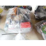 +VAT Bag containing quantity of various painting and decorating equipment incl. brushes, rollers,