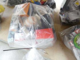 +VAT Bag containing quantity of various painting and decorating equipment incl. brushes, rollers,