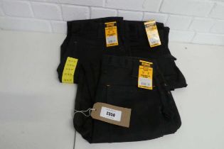 +VAT 3 pairs of Dewalt holster pocket work trousers (all size W32 L32)