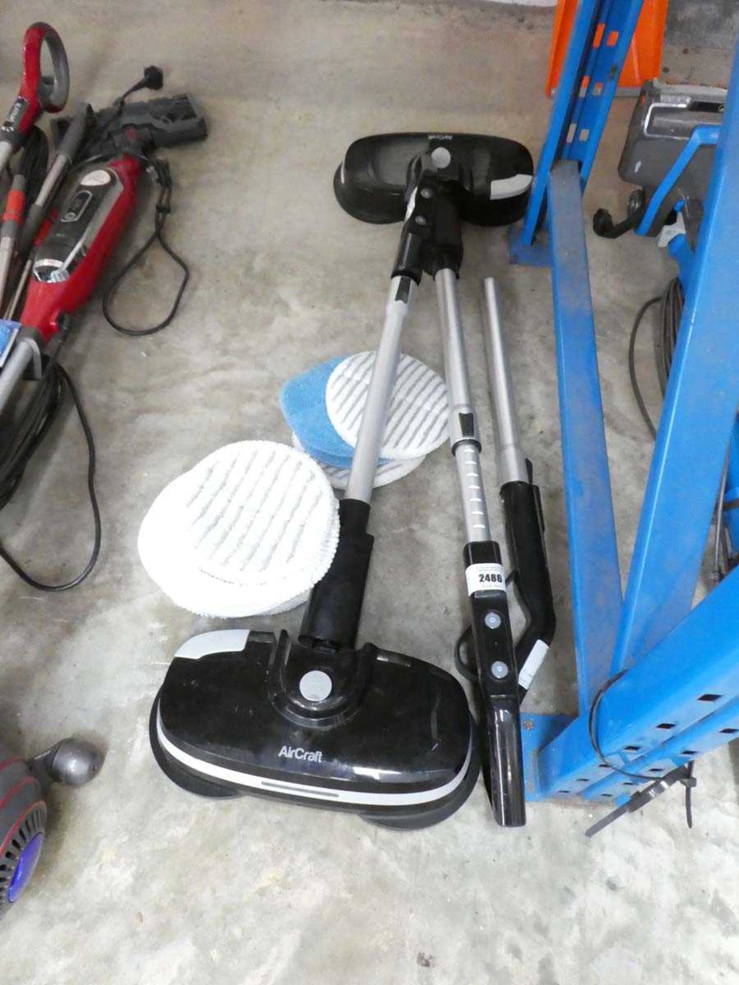 +VAT 2 unboxed AirCraft PowerGlide cordless hard floor cleaners (no batteries or chargers) with