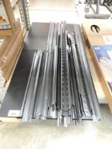 +VAT Quantity of twin slot shelving