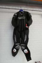 +VAT RST race dept. air bag leather motorcycle suit size 3XL