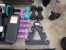 +VAT Set of Quickplay weights with stand