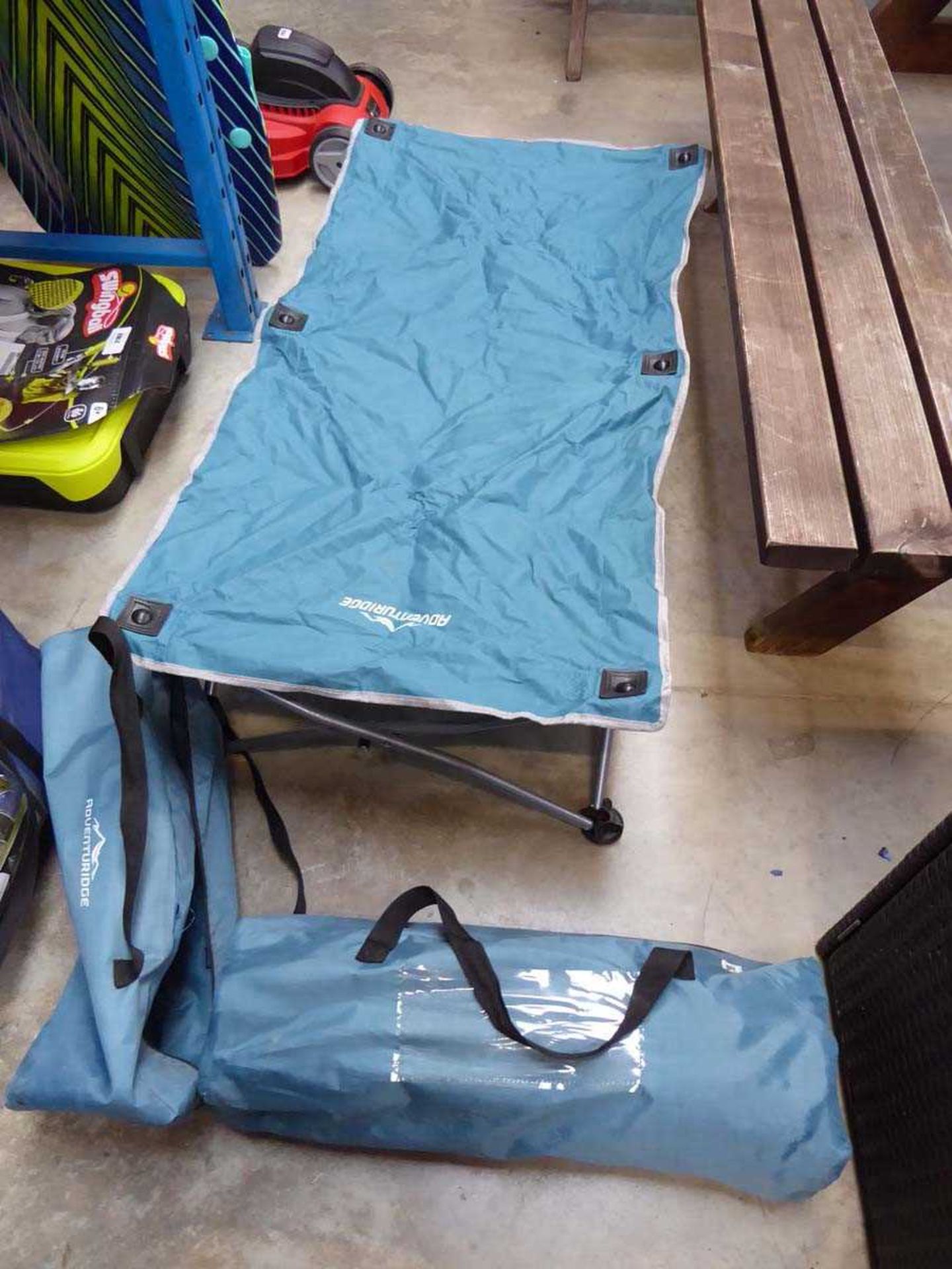 2 bags containing outdoor camping chairs