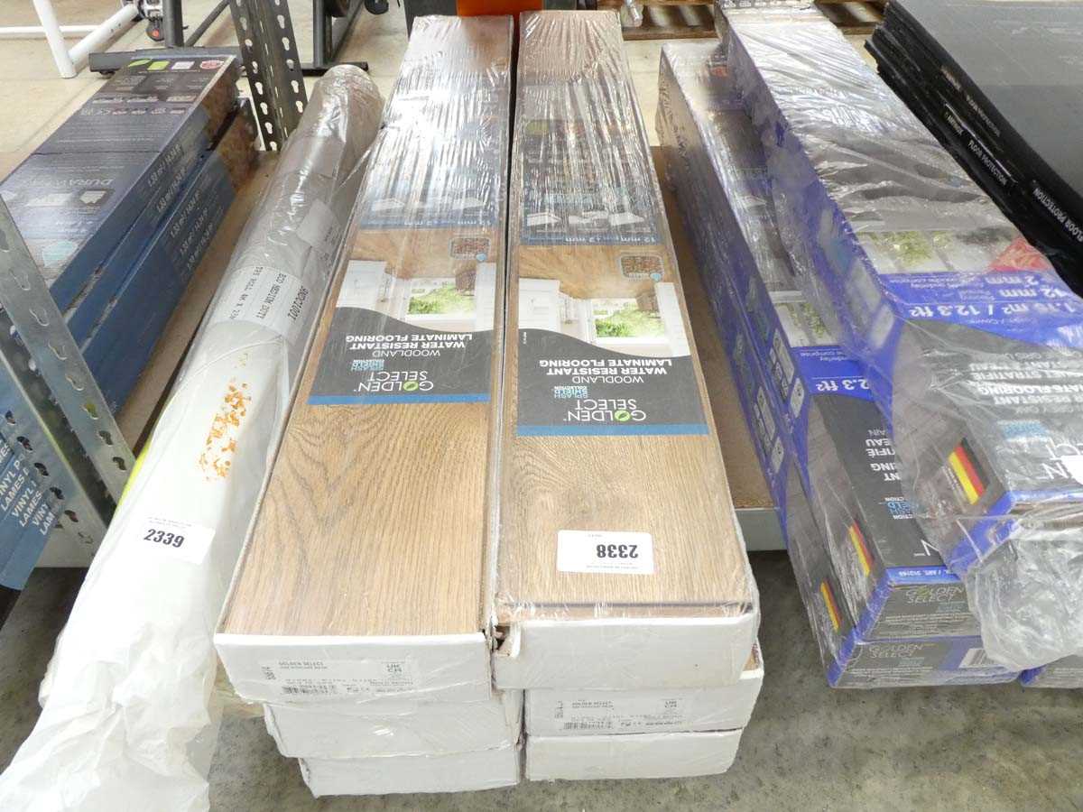 +VAT Quantity of Golden Select woodland laminate flooring