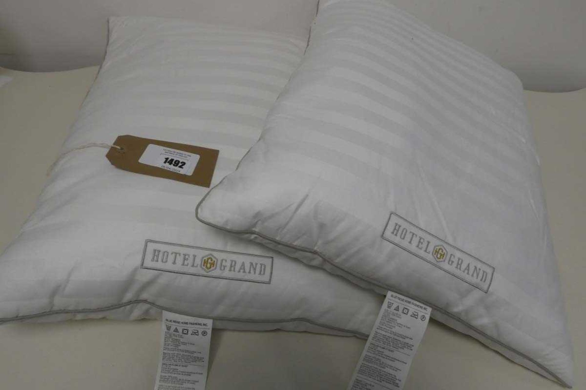 +VAT 2 hotel grand feather and down pillows