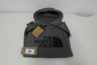 +VAT The North Face hooded jumper in grey size M