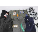+VAT 7 mens hooded jumpers, 1/4 zip jumpers and button up jacket by Jachs NY, Penguin, Jack Wills