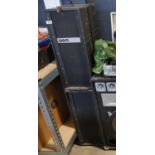 2 Wem fold up cabinet speakers