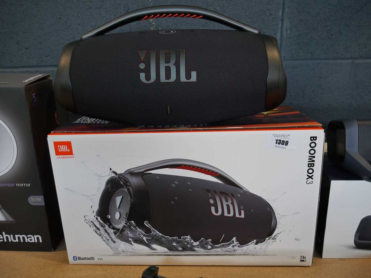 +VAT JBL Boom Box 3 bluetooth speaker