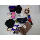 +VAT Selection of designer accessories to include Sweaty Betty, Barbour, Paul Smith, OddBalls, New