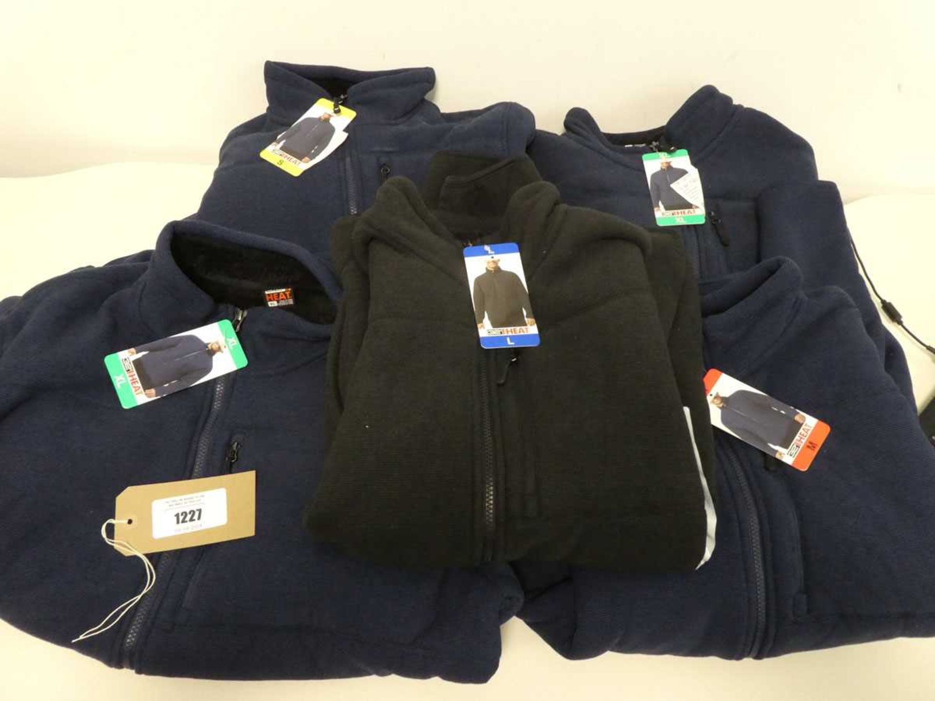 +VAT 5 mens fleece full zip jackets by 32 degrees heat