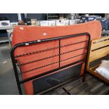 Modern orange upholstered head board