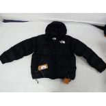 +VAT The North Face 96 retro nuptse jacket in black size large