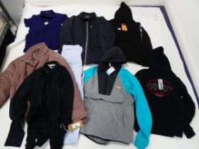 +VAT Selection of clothing to include BDG, Passenger, Barbour, etc