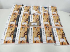 +VAT Lacoste Mens underwear (approx. 15 boxes)