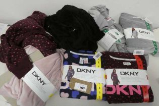 +VAT Mixed bag of ladies loungewear/pyjama sets and bath robe by DKNY