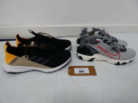 +VAT 2 x Pairs of trainers to include Adidas terrex UK9 and Nike Dimsix UK7