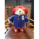 Paddington Bear Figure / Collectable Toy, with hat, coat, parcel label and boots. By Rainbow