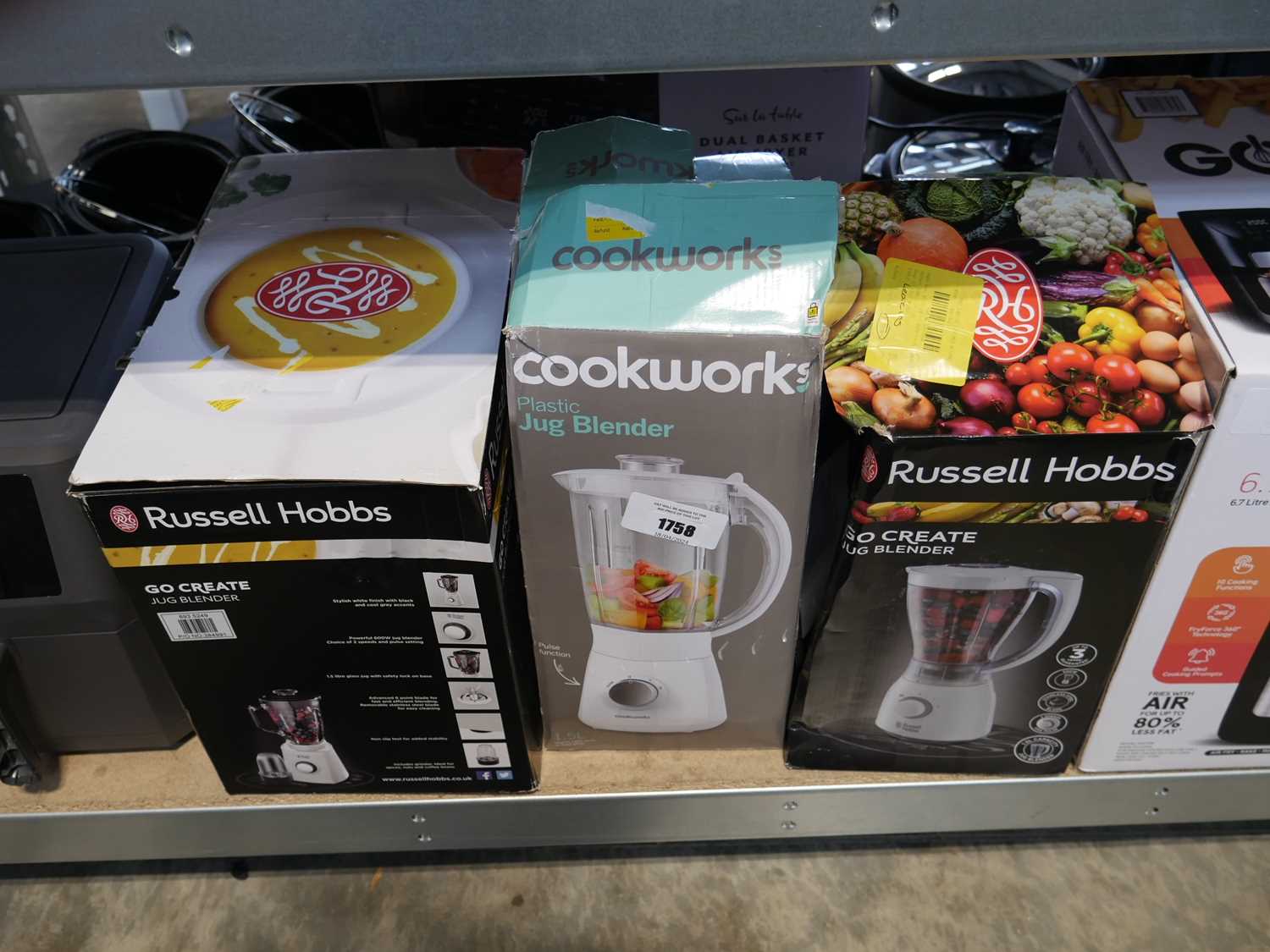 +VAT Russell Hobbs Go Create blender, Cookworks blender and further Russell Hobbs blender