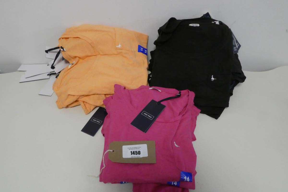 +VAT Approx. 30 ladies Jack Wills t-shirts