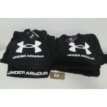 Approx. 14 kids Under Armour hooded jumpers