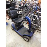 Colt Pride blue mobility scooter with key and charger