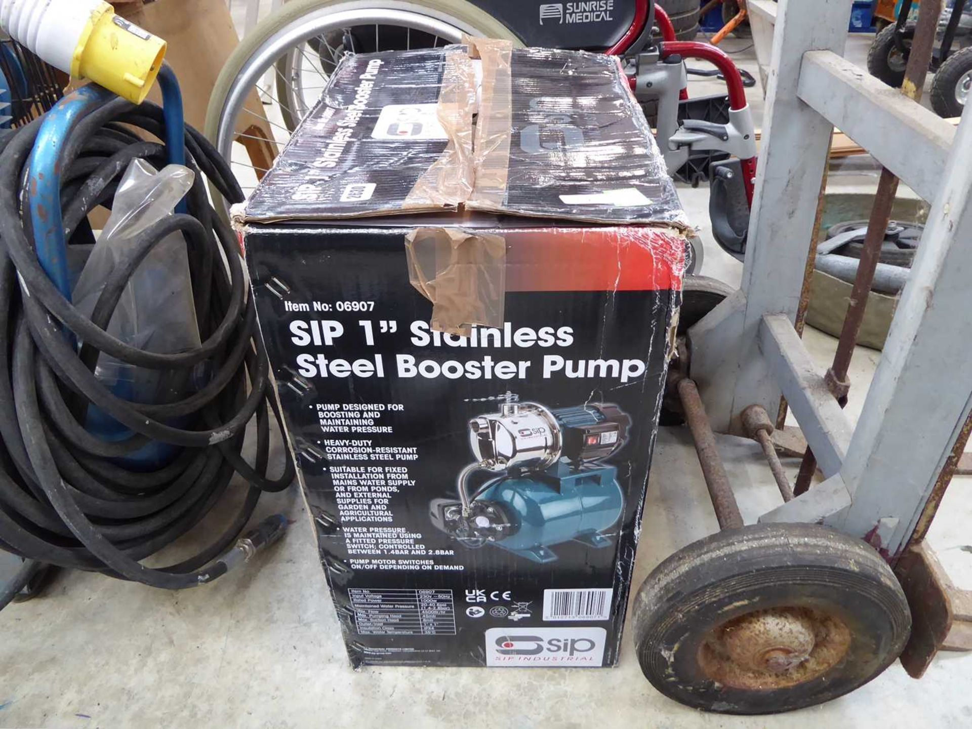 Boxed SIP stainless steel booster pump