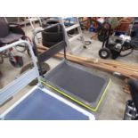 4 wheel pull along platform trolley