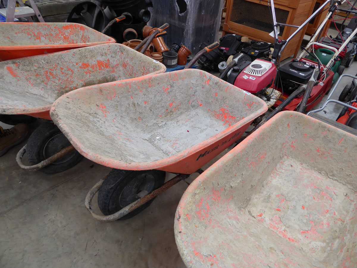 Builders wheelbarrow