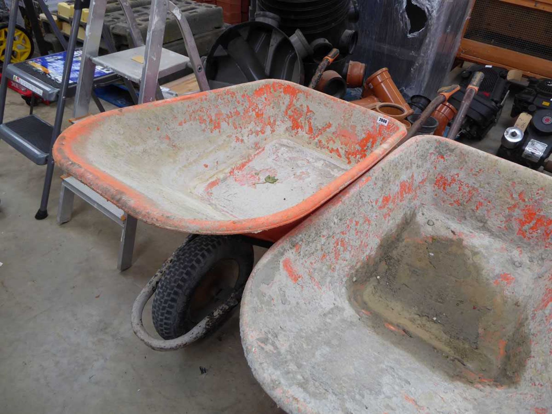 Builders wheelbarrow