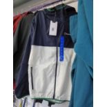 +VAT Berghaus full zip waterproof coat in blue and white (size L), together with a Berghaus half zip