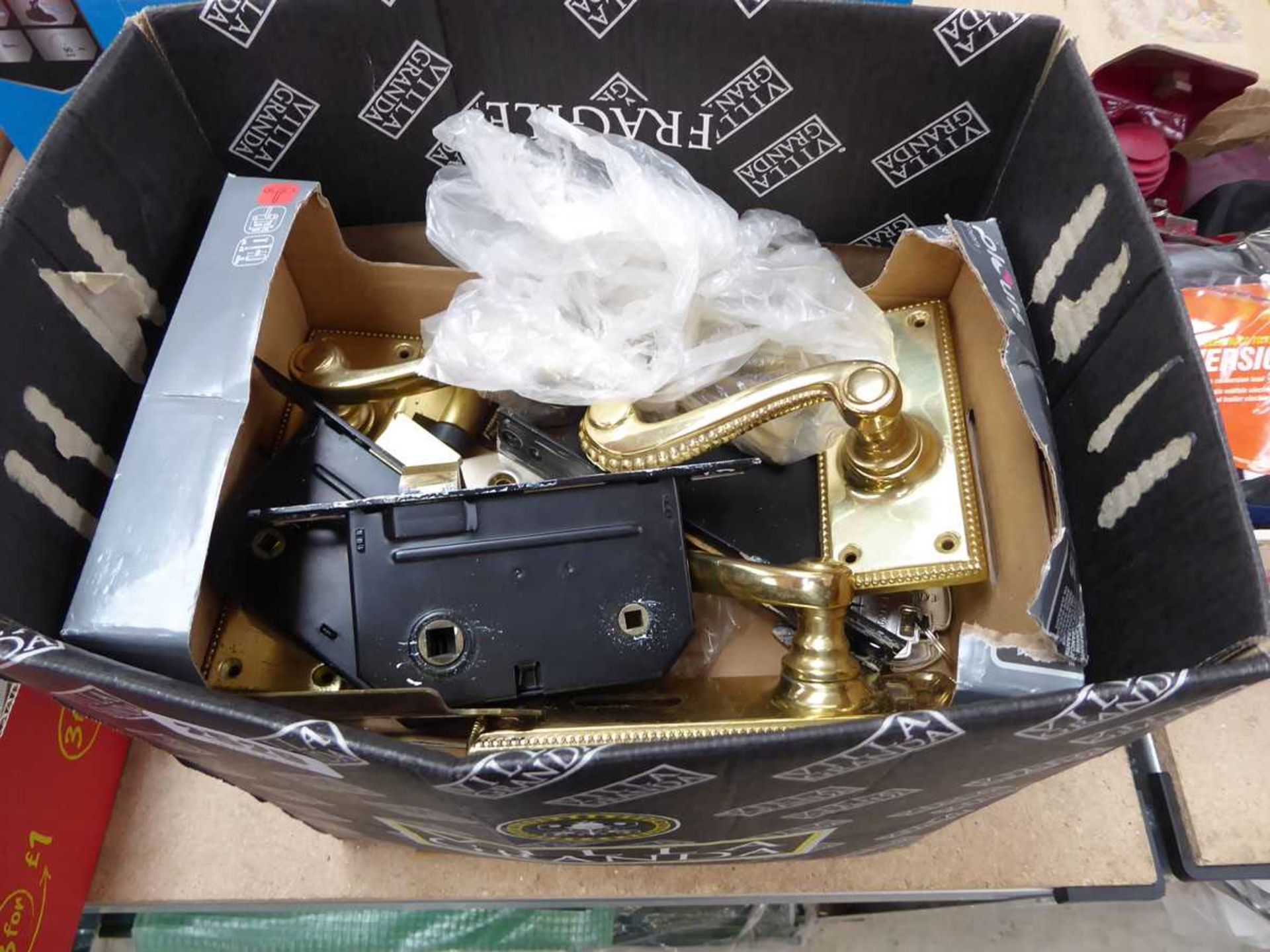 Box of various ironmongery