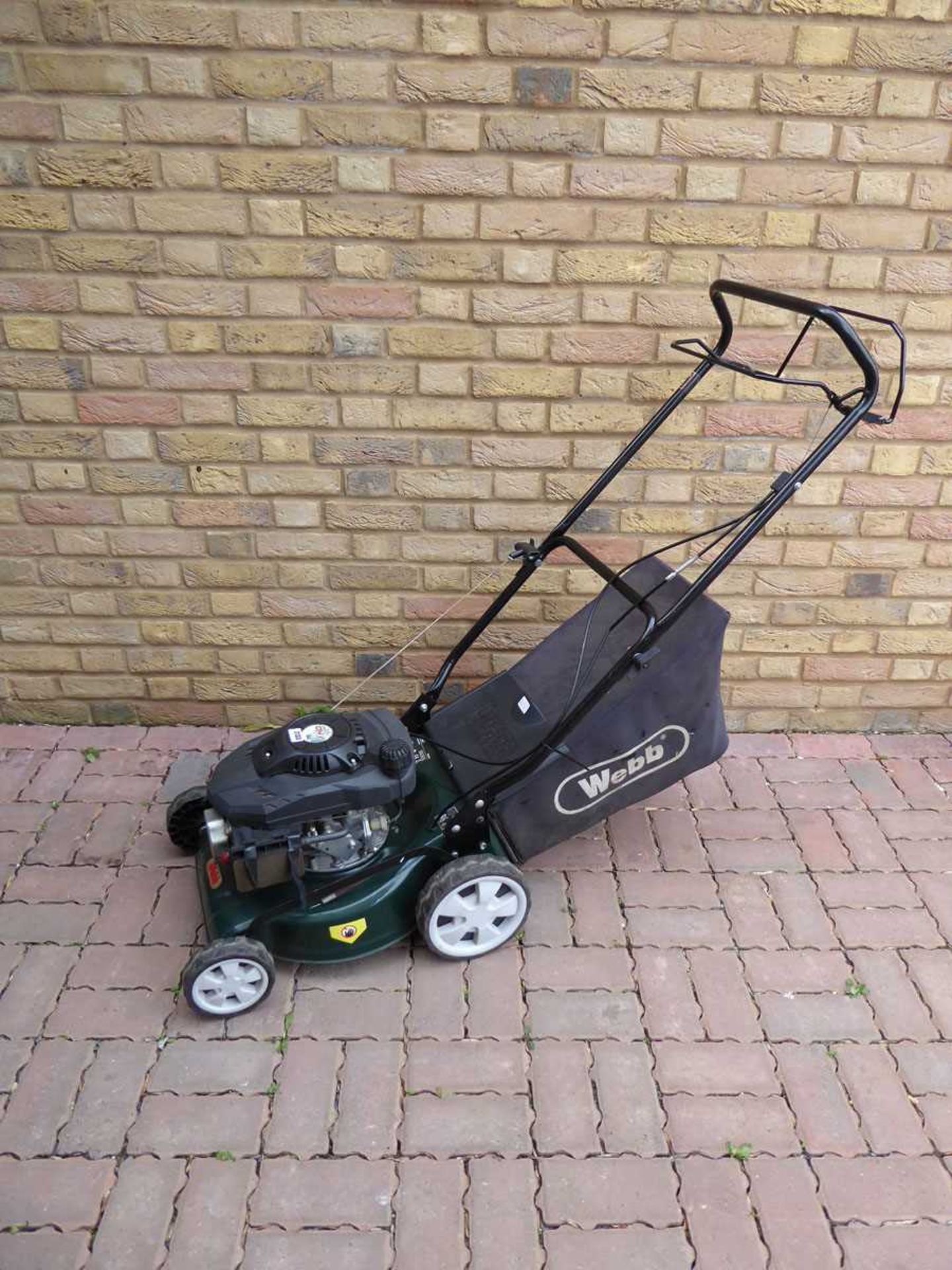 Webb self propelled petrol lawn mower